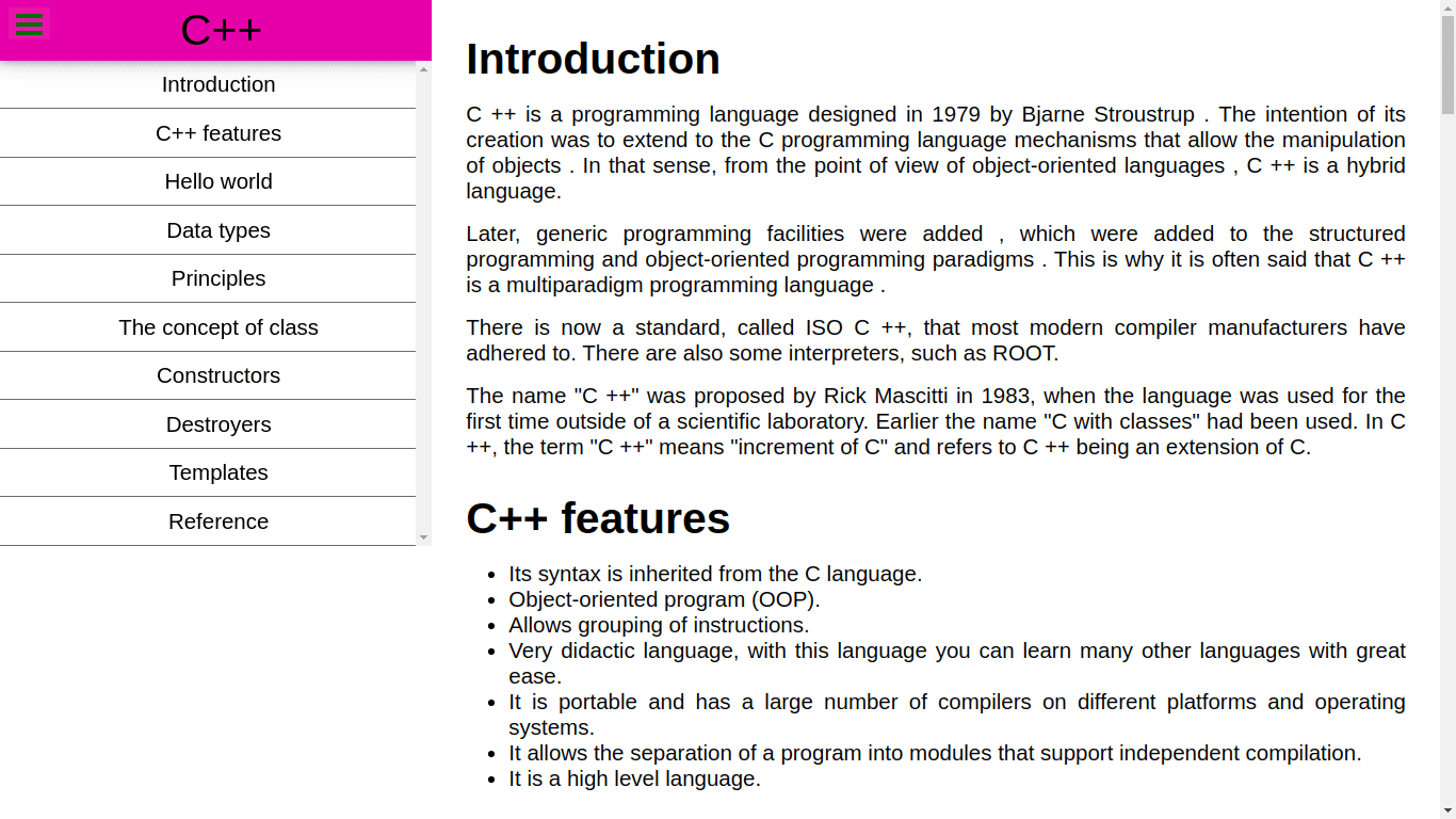 documentation Tecnical